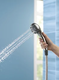 Peerless 3-Setting Hand Shower in Chrome, Touch-Clean® spray