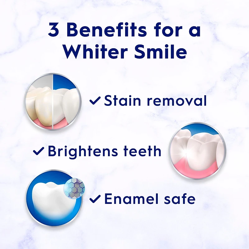 Crest 3D White Advanced Charcoal Whitening Toothpaste, 135 ml