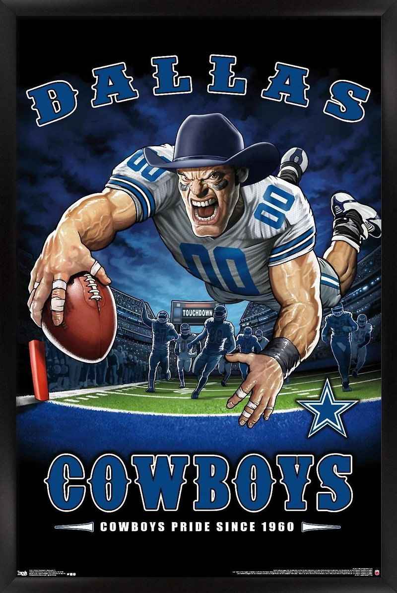 NFL Dallas Cowboys - End Zone 17 Wall Poster, 22.375" x 34"