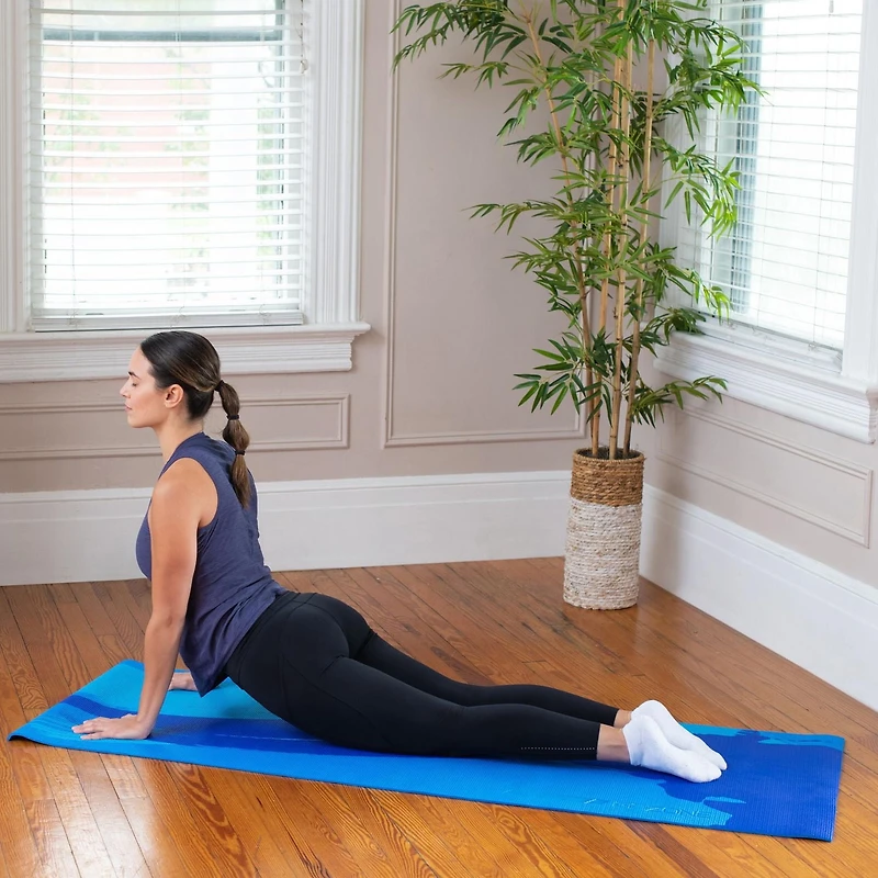 GoZone TAPIS DE YOGA IMPRIMÉ DE 6 mm, Combinaison Froide