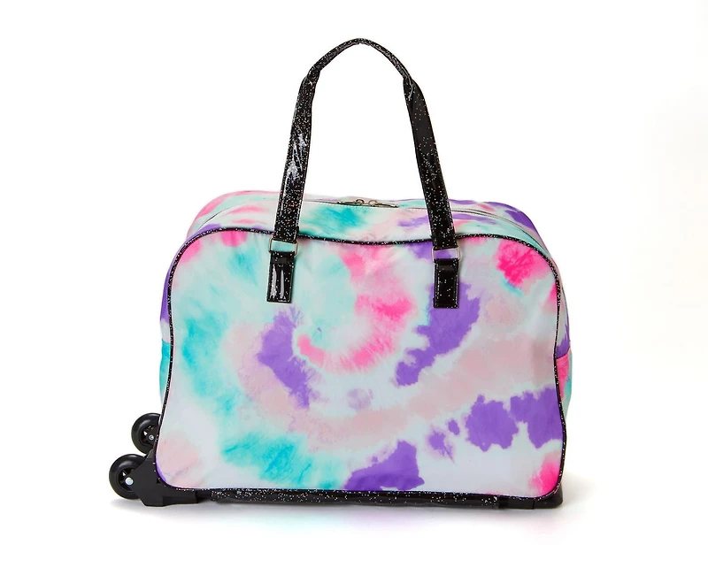HOLOGRAPHIC ROLLING DUFFLE