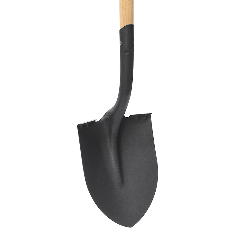 Expert Gardener Long Hardwood Handle Digging Shovel, Best for digging holes
