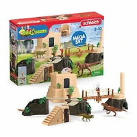Schleich Grande Conquête du Temple perdu Dinosaur Action Figurines Mega Ensemble de Jeu