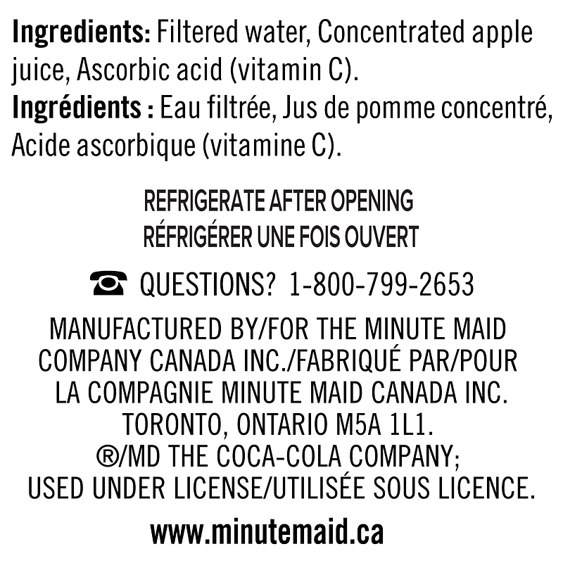 Minute Maid Jus de pomme Carton, 1 Liter L