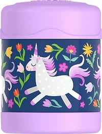 Thermos Kids Stainless Steel Vacuum Insulated FUNtainer Food Jar, 295 ml, Unicorn, 10 Oz/295 ml, BPA free