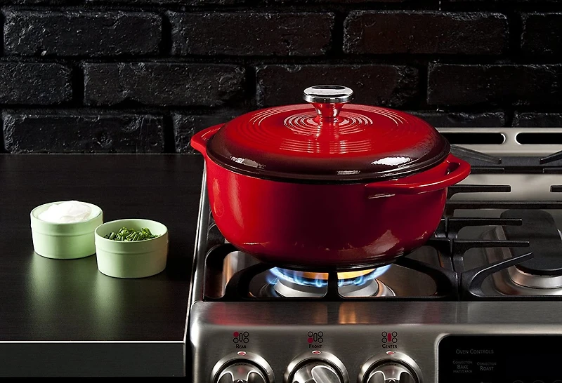 Cocotte Émail Bleu 4.5 Pintes De Lodge