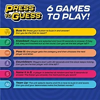 Buffalo Games Press to Guess Jeu de société électronique pour enfants à partir de 8 ans