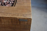 Modeno Wilton Fire Table Redwood– Glass-Fiber Reinforced Concrete, Liquid Propane