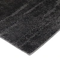 Athen Ripley Black 26"x45" Washable area rug