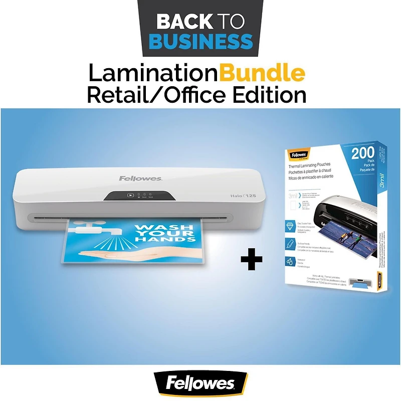 Fellowes® Retail and Office Edition Lamination Value Bundle