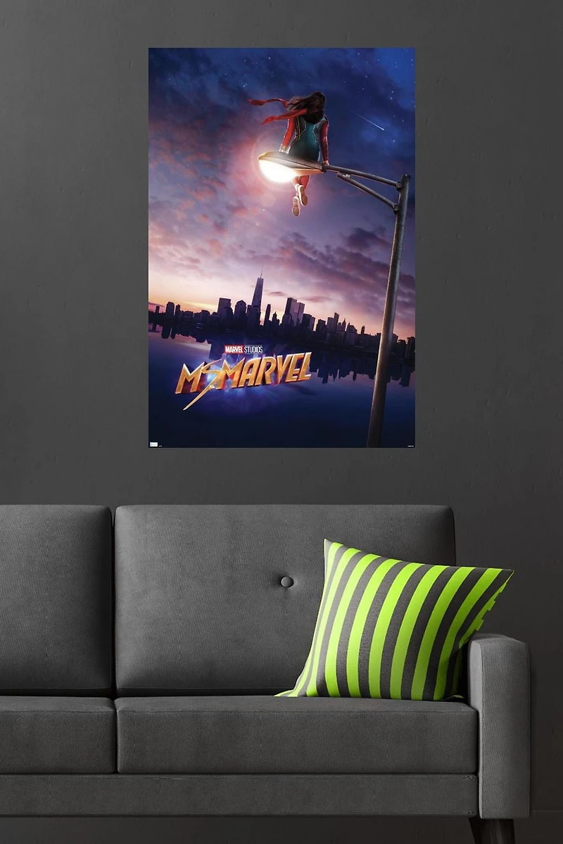 Marvel Ms. Marvel - Teaser One Sheet Wall Poster, 22.375" x 34"