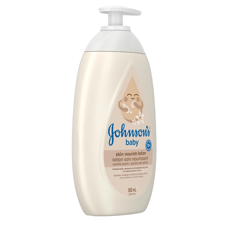 Johnson's Baby Lotion, Skin Nourish Vanilla Oat Lotion, 500 mL