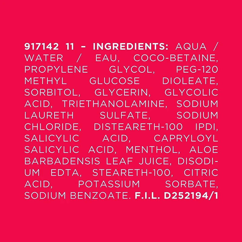 L'Oréal Paris Gel Nettoyant pour le visage à 3,5% d'Acide Glycolique Pur | Revitalift Triple Power LZR, 200 ml