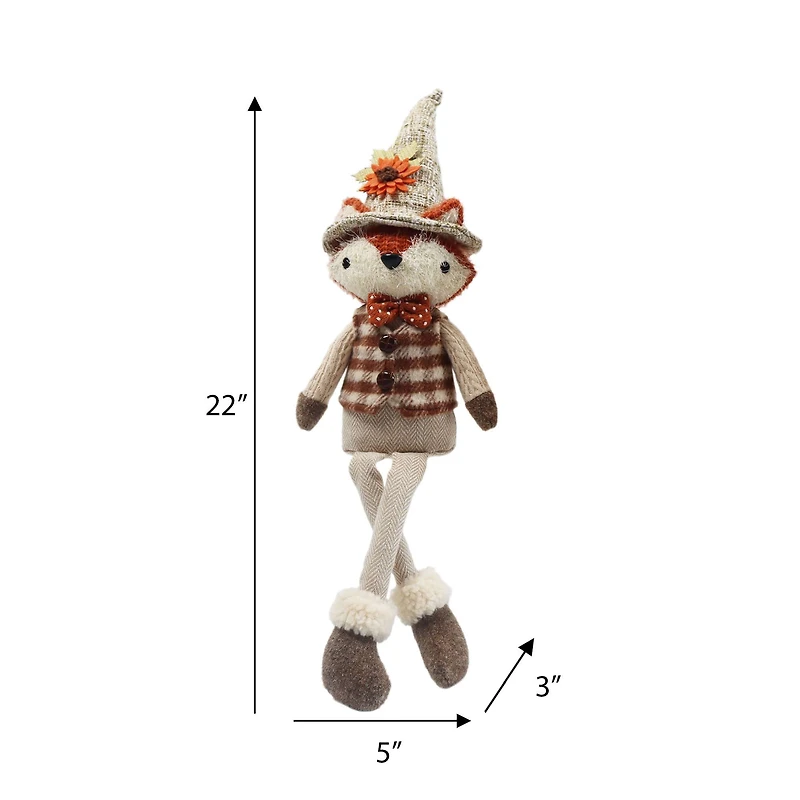 Fox Sitter - Boy, Harvest Décor