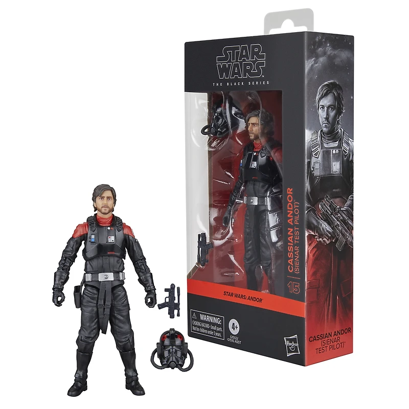 Star Wars The Black Series Cassian Andor (Sienar Test Pilot), Star Wars: Andor Premium Collectible 6 Inch Action Figure
