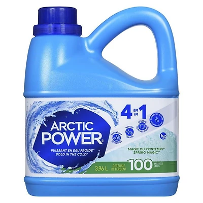 Arctic Power Spring Magic Liquid Laundry Detergent, 3.96 L, 100 Loads