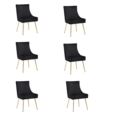 Chaise de salle à manger Heye II en noir