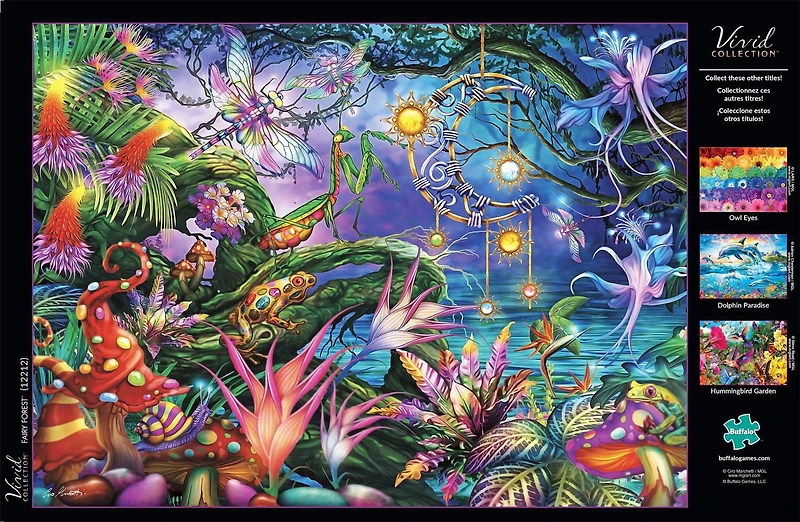 Buffalo Games - Vivid Collection - Fairy Forest - 1000 Piece Jigsaw Puzzle
