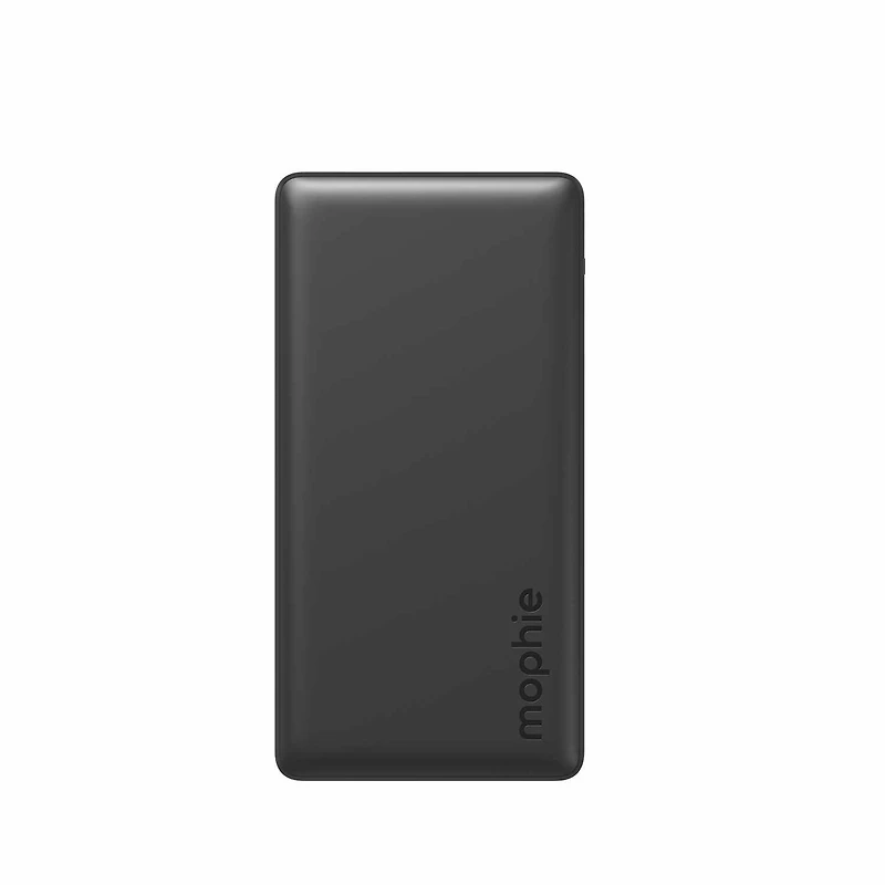 Batterie Power Boost 10 000 mAh avec port USB-C/USB-A et câble C-C, noire