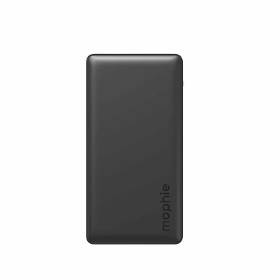 Batterie Power Boost 10 000 mAh avec port USB-C/USB-A et câble C-C, noire