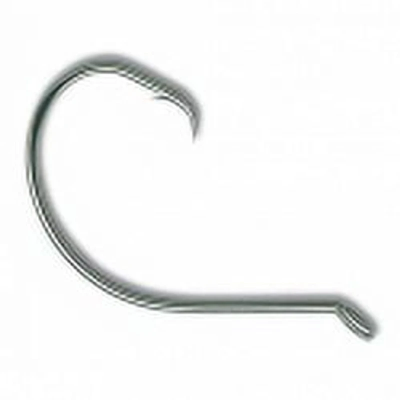 Mustad 39954NP-BN-2/0-10U UltraPoint Demon Perfect Inline Circle Hook, taille 2/0, pointe aiguille, 1 x fin, œil vers le haut, nickel noir, 10 par paquet Pointe d'aiguille à angle optimal