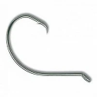Mustad 39954NP-BN-2/0-10U UltraPoint Demon Perfect Inline Circle Hook, taille 2/0, pointe aiguille, 1 x fin, œil vers le haut, nickel noir, 10 par paquet Pointe d'aiguille à angle optimal