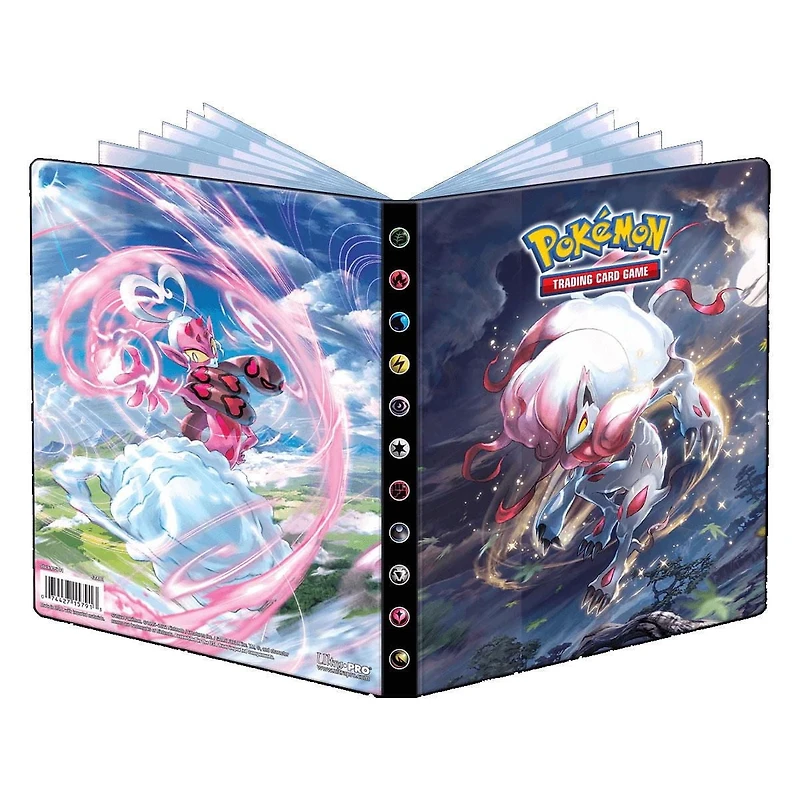 Ultra PRO Sword and Shield 11 Hisuian Zoroark et Enamorous portefeuille de 4 poches pour Pokemon