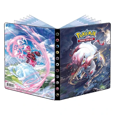 Ultra PRO Sword and Shield 11 Hisuian Zoroark and Enamorous 4-Pocket Portfolio for Pokemon