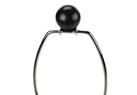 Monarch Specialties  Luminaire, 24"h, Lampe De Table, Résine Noire, Teinte Ivoire / Crème, Contemporain