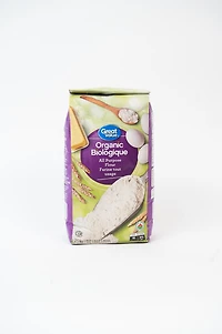 Great Value Organic All-Purpose Flour, Unbleached, enriched 2.5 kg