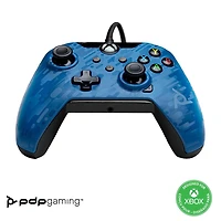 PDP Gaming Wired Controller: Revenant Blue - Xbox Series X|S, Xbox One, Xbox, Windows 10, 049-012-NA-CMBL