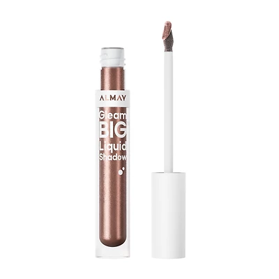 Ombre à paupières liquide Gleam Big™, couleur scintillante pour les yeux, ombre à paupières hypoallergénique, maquillage pour les yeux végane, tenue toute la journée, nuance 500 Occupée et bronzée