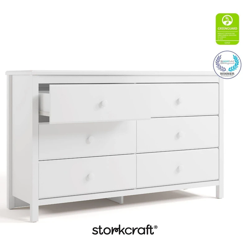 Commode Double à 6 Tiroirs Alpine de Storkcraft