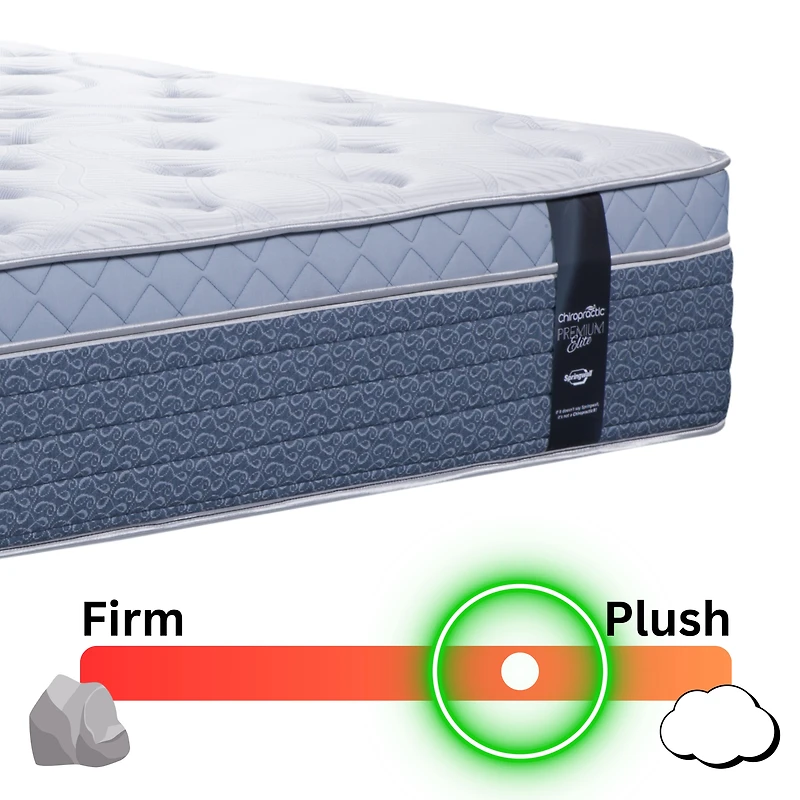 Matelas pelucheux de luxe Eddy à plateau euro Springwall - Fabriqué au Canada - Ressorts ensachés de 12 po et mousse de luxe bio