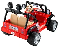 Power Wheels Jeep Wrangler Ride-On Vehicle - Lava Red & Black
