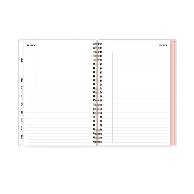 2025 Weekly Monthly Planner Notes, 5.875x8.625, Blue Sky, Aminah Rose, 6x9 Weekly/Monthly Planner