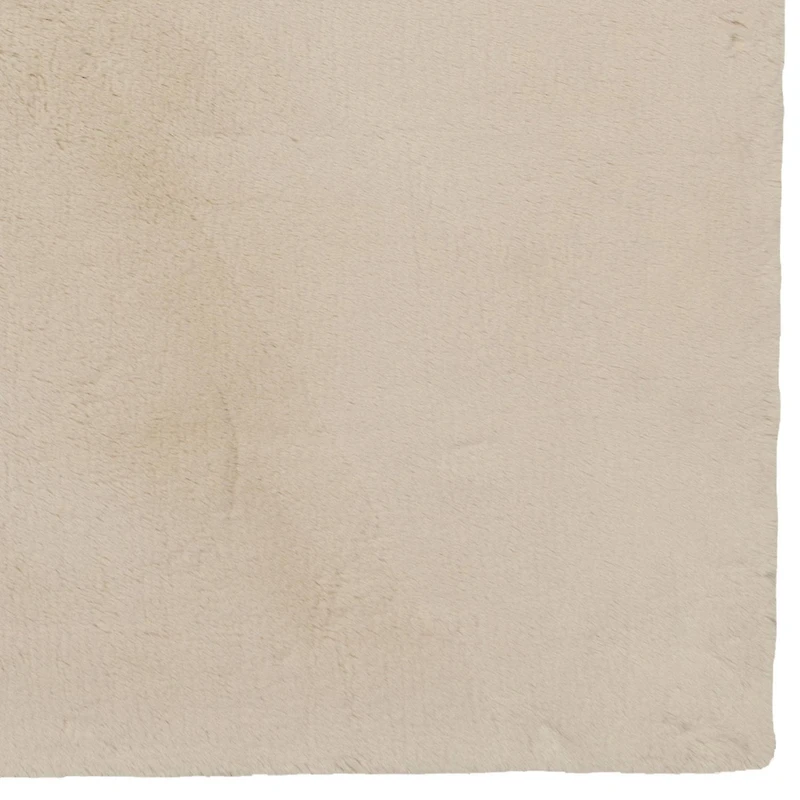 Maven Faux Rabbit Sand 8 ft. x 10 ft. Area Rug