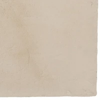 Maven Faux Rabbit Sand 8 ft. x 10 ft. Area Rug