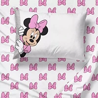 Minnie Mouse Ensemble de Draps pour Lit 1 Place