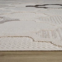 Rug Branch Maison Tapis d'intérieur marocain, beige crème, moderne - Salon, Chambre, Salle à Manger et Cuisine