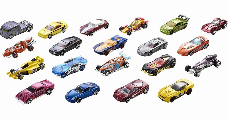 Hot Wheels Set of 20 Toy Sports & Race Cars in 1:64 Scale, Collectible Vehicles (Styles May Vary) Gift With Purchase 04' MAZDA SPEED