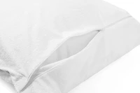 SilverClear Terry Waterproof Pillow Protector - Two Pack