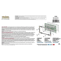 Cruiser Accessories Daisy License Plate Frame, Chrome/Painted, Fits 32x17cm License Plate