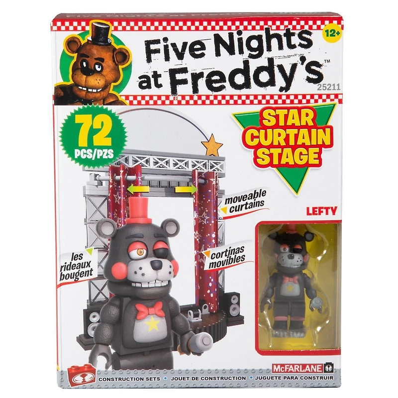 McFarlane - Five Nights at Freddy's - Ensemble de Construction Scene Rideau Étoilé