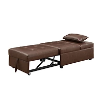 Payton Sofa Bed, Brown PU
