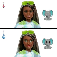 Barbie Dolls and Accessories, Cutie Reveal Doll, Jungle Series Elephant