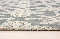 ECARPETGALLERY 4'5" x 6'4" Transitional Collage Handmade Area Rug for Living Room, Dining Room and Bedroom in Grey