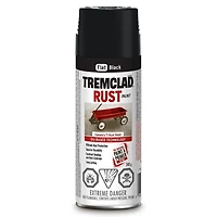 Rust-Oleum Tremclad Oil-Based Rust Paint in Flat black 340g
