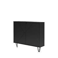 Nexera Console de rangement 2 portes Slim