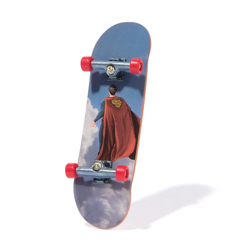 Tech Deck, Ultra DLX Fingerboard 4-Pack, DC Superman Skateboards, Collectible and Customizable Mini Skateboards, Kids Toys for Ages 6 and up